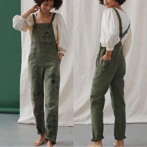 Anthropologie Pilcro Wanderlust Overalls in Green